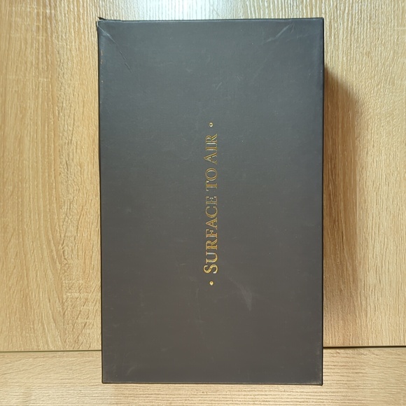 Surface To Air Black Leather Suede Red Sole Derby Oxford Saddle Wingtip Shoes 11 - Picture 10 of 11